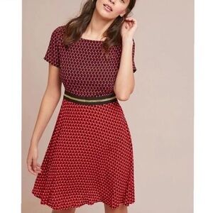 Anthropologie Maeve Amici Colorblock Dress Size 6